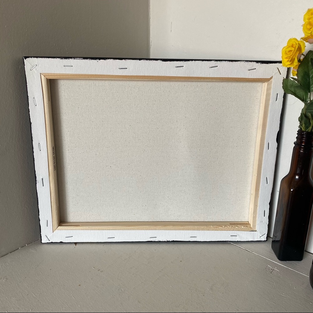Abstract art painting black and gold - Picture 4 of 4